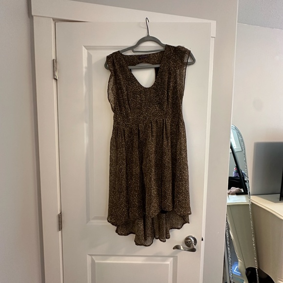 High-Low Animal Print Summer Dress - Picture 2 of 4